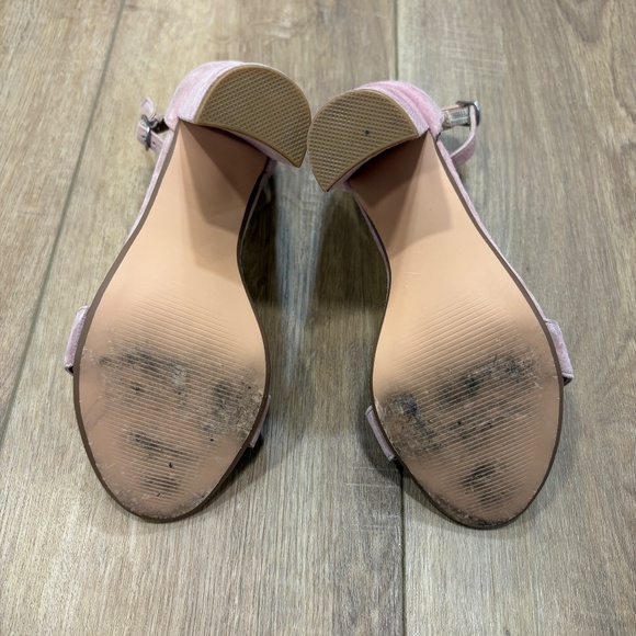 🌟STEVE MADDEN🌟 CARRSON SUEDE BLOCK HEEL SANDAL PINK SZ 6.5 - Picture 8 of 8